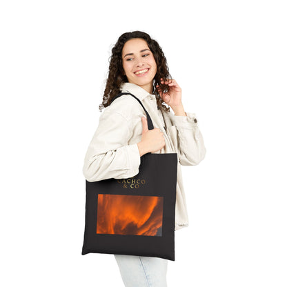 Sunset Photography Canvas Tote Bag, Eco-Friendly Tote, Beach Bag, Gift for Him/Her, Customizable Bag