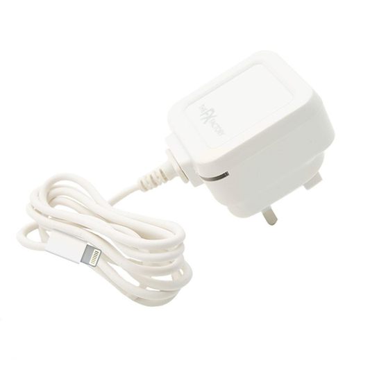 FX Travel Charger 2.1A with LED Indicator For IP Devices - White