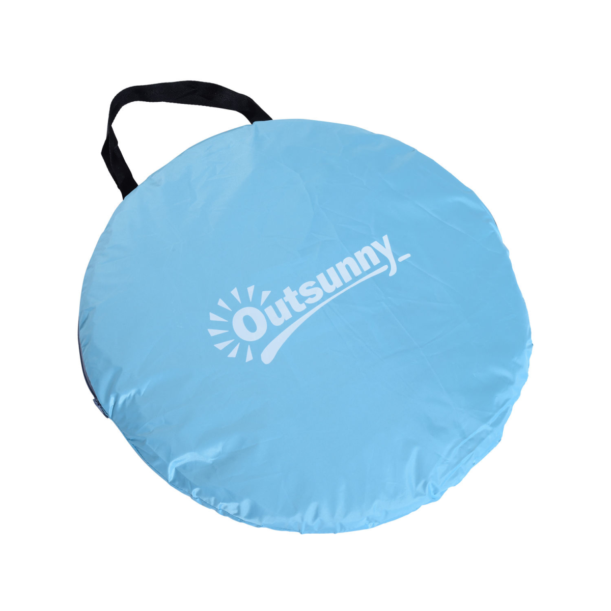 Beach Tent Instant Camping Pop up Tent Sun Shade Shelter, Blue Outsunny