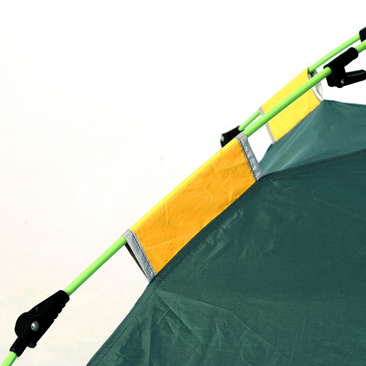 Outsunny 2 Man Pop-up Beach Tent Sun Shade Shelter Hut w/ Windows Door Green