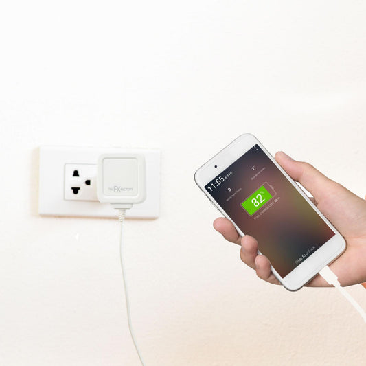 FX Travel Charger 2.1A with LED Indicator For IP Devices - White