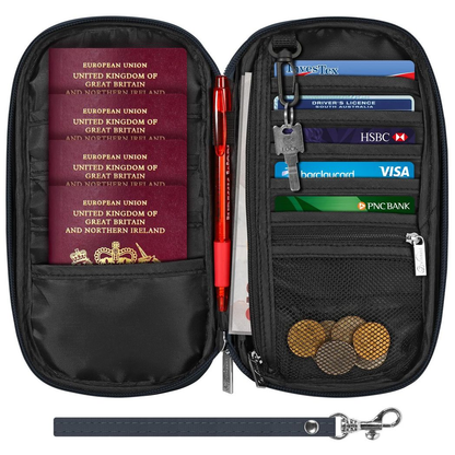 VINSANI DELUXE PASSPORT ORG NAVY BLUE 1010327
